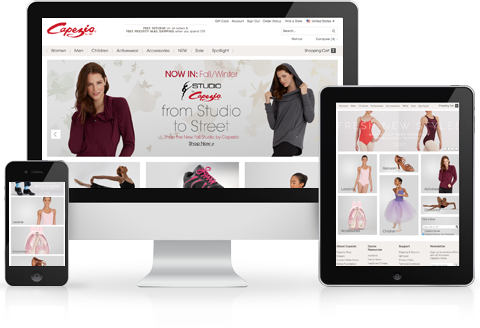 Capezio Magento Store