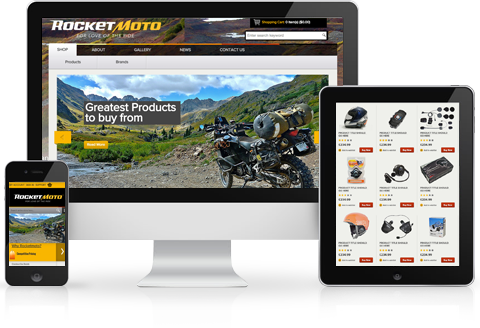 Rocket Moto Magento Store