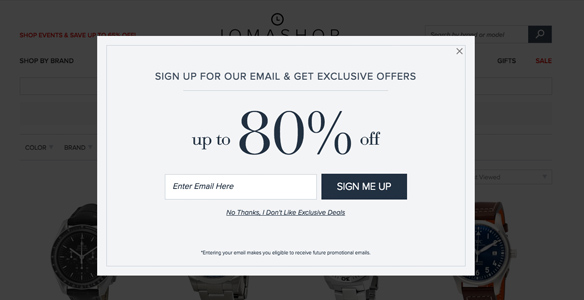 Increase Email Shopping Subscribers