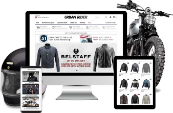 Urban Rider Magento Ecommerce Store