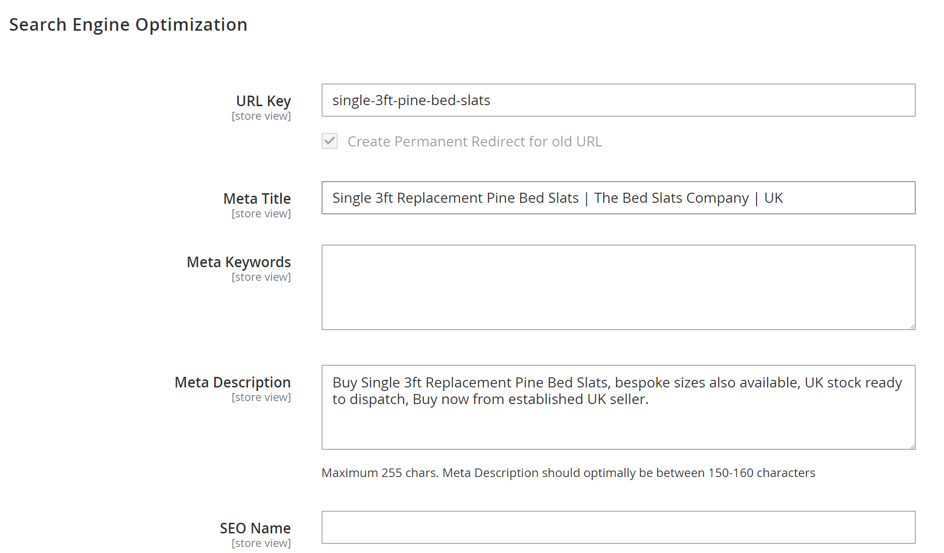 Magento 2 has many advanced SEO features