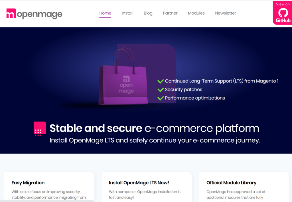 OpenMage an open source Magento 1 project