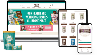 Pulsin Magento Ecommerce Website on Mobile Tablet and Desktop devices